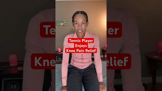 Video thumbnail: Pro Tennis Player’s Knee Pain Drops in Minutes | Functional Neurology + Vibroacoustic