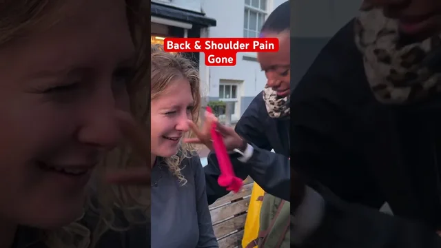 Video thumbnail: Pop-up healing in Amsterdam #backpainrelief