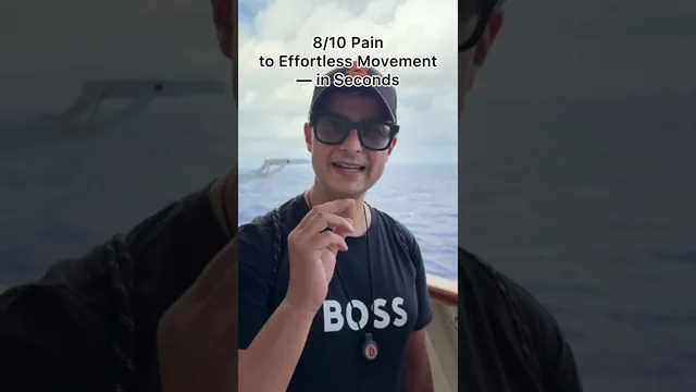 Video thumbnail: 8/10 Pain to Effortless Movement — in Minutes #backpainrelief