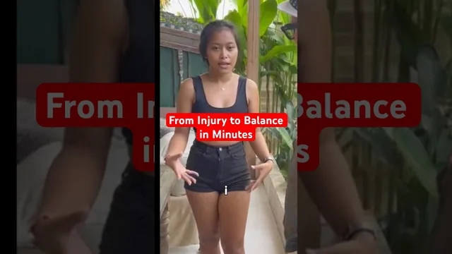 Video thumbnail: From Injury to Balance in Minutes #balancetraining