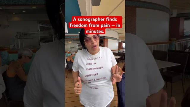 Video thumbnail: A sonographer finds freedom from pain — in minutes. #shoulderpain
