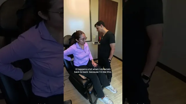 Video thumbnail: The pressure on her lower back just went away